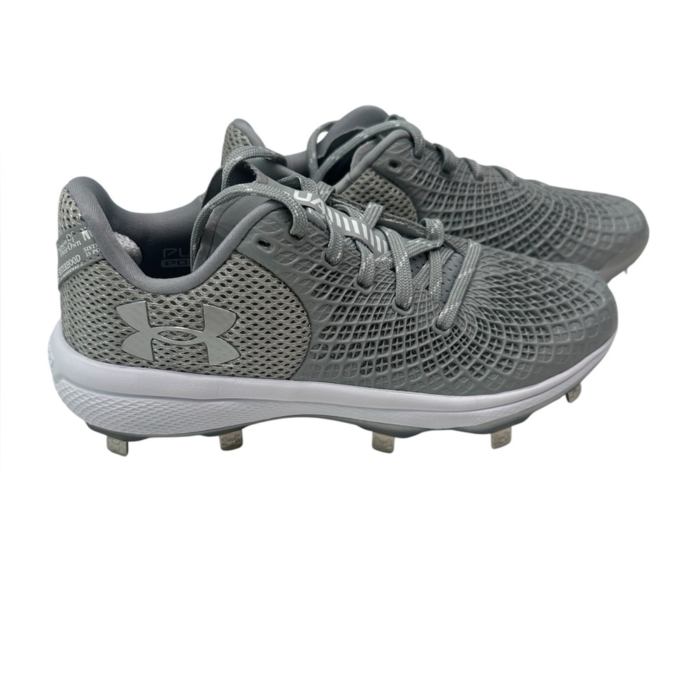 Under Armour Women’s Soccer‎ Shoes Charged Microchips Grey Size 6 NWOB